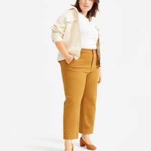 Everlane The Straight Leg Crop in Golden Brown